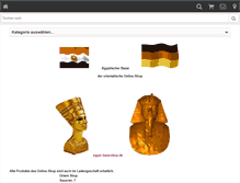 Tablet Screenshot of egypt-bazarshop.de